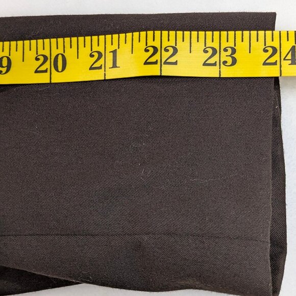 Anne Klein Blazer Womens 4 Brown 2 Button Career Capsule Business Dark Academia - Picture 7 of 12